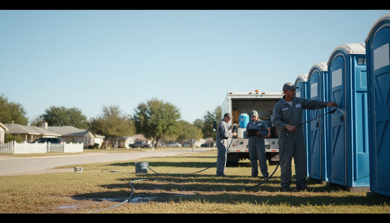 Long-Term Portable Toilet Rental in Albany, IL near me